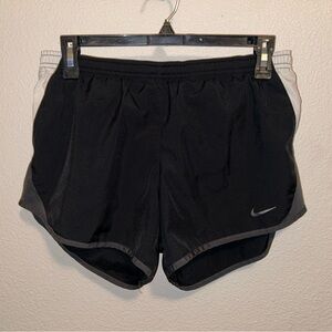 Nike Women's Black and Gray Athletic Shorts
